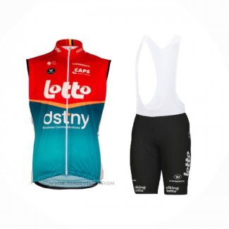 2024 Gilet Coupe-vent Lotto Dstny Rouge Bleu Et Cuissard