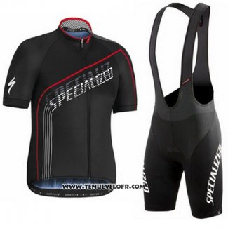 2016 Maillot Ciclismo Specialized Lumiere Noir Manches Courtes et Cuissard