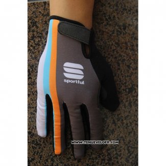 2020 Sportful Gants Doigts Longs Gris