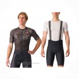 2024 Maillot Cyclisme Castelli Noir Manches Courtes Et Cuissard