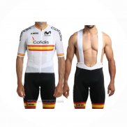 2024 Maillot Cyclisme Cofidis Blanc Manches Courtes Et Cuissard