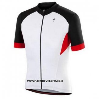 2016 Maillot Ciclismo Specialized Noir et Blanc Manches Courtes et Cuissard