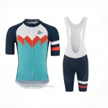 2024 Maillot Cyclisme Craft Bleu Clair Manches Courtes Et Cuissard