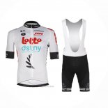 2024 Maillot Cyclisme Lotto Dstny Blanc Manches Courtes Et Cuissard