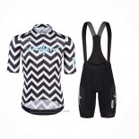 2024 Maillot Cyclisme Q36.5 Blanc Noir Manches Courtes Et Cuissard