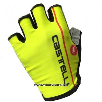 2017 Castelli Gants Ete Ciclismo Jaune