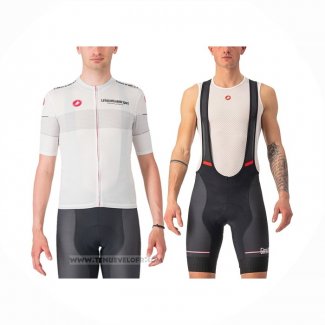 2024 Maillot Cyclisme Giro d'Italia Blanc Manches Courtes Et Cuissard